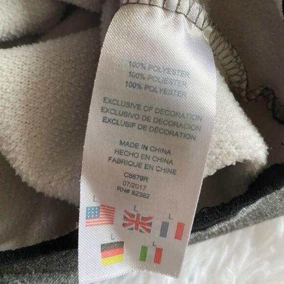 Champion Performance Quarter Zip Hoodie Sweatshirt Gray Boys Size Large - Picture 7 of 7